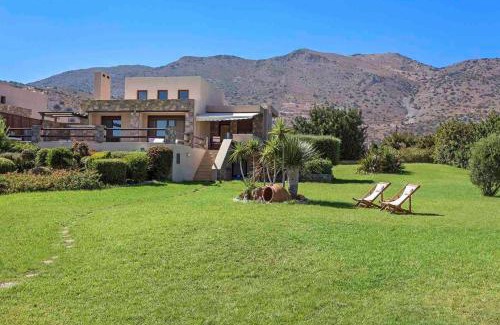 Elounda Villa | Beautiful Crete Villa 4 Bedrooms Villa Cretan Seafront Private Pool & Close To Town Elounda