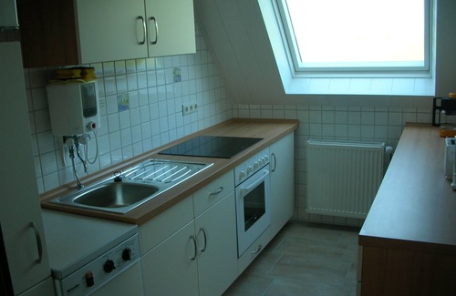 Dornum Apartment | Beautiful fine apartment with garden, meadow, view of water and land