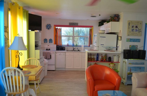 Fort Myers Beach Cottage | Beautiful deck view of the beach!