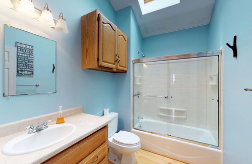 Beaver Cove House | Beautiful Dog-Friendly Cabin with Furnished Deck, Hot Tub, & Pool Table