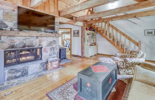 West Wardsboro House | Beautiful Dog-Friendly 3-Story Home w/Gas Fireplace, Fast WiFi, Deck, Gas Grill