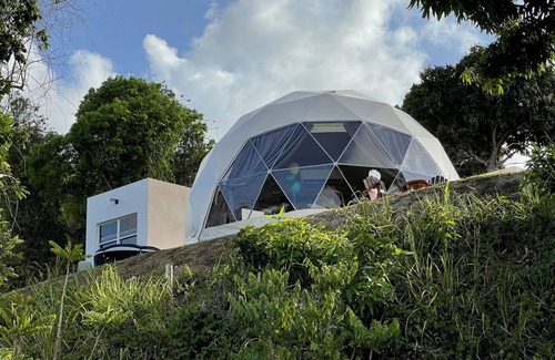 Achiote Cabin | Beautiful Dome with Spectacular View in Puerto Rico's Mountains