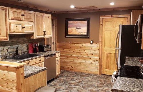 Lake George House | Beautiful Home in the Woods on Bike Trail