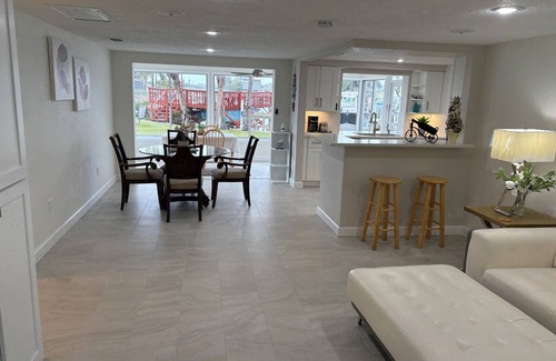 New Port Richey House | Beautiful home on a deep water canal leading to the Gulf of Mexico.