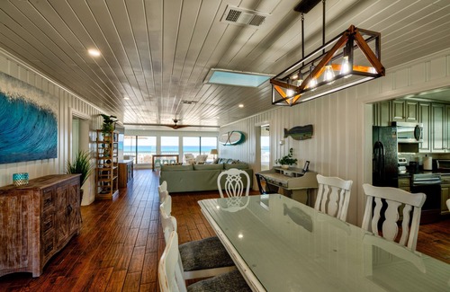 Lullwater Beach On Gulf Of Mexico House | Beautiful Hot Tub 1 Level Home Right on the Beach, right by Pier Park! Sleeps 12