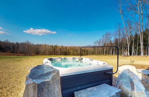 South Londonderry House | Beautiful house w/mountain views, hot tub, fireplace, air hockey, bbq, a/c