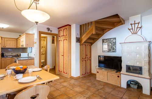 Campitello di Fassa Apartment | Beautiful apartment for 6 people with TV, balcony and parking