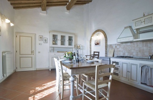Montalcino Villa | Beautiful apartment in villa for 4 people with WIFI, pool, patio, pets allowed and panoramic view
