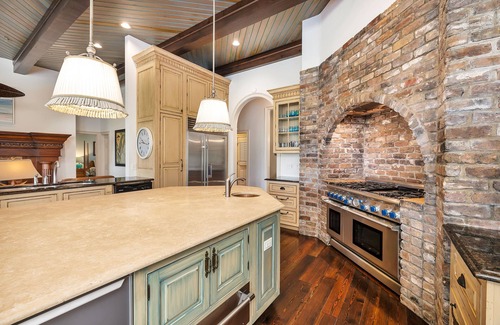 East Beach House | Beautiful Large Home with Pool, Riverfront Dock, Gourmet Kitchen and Kids' Bunk Room.