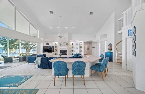 Lake Placid House | Beautiful Lake June home, hot tub, dock, rope swing, porch, beach area, kayaks