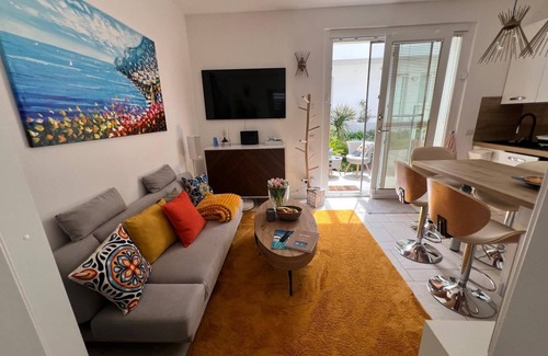 Monte Apartment | Beautiful new 2-room apartment with garden only 200 m from the lake