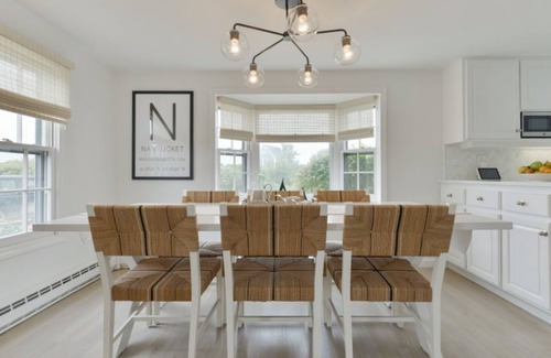 Tom Nevers House | Beautiful private 4Bd/3Ba Home, Central A/C, Heated Pool, 1 mi from TN Beach!