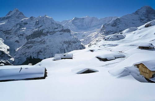 Grindelwald House | Beautiful private villa for 6 guests with WIFI, TV, patio and parking