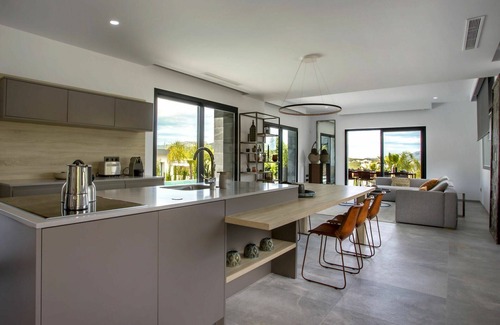 Cansalades Villa | Beautiful private villa for 8 guests with private pool, WIFI, A/C, TV, patio and panoramic view