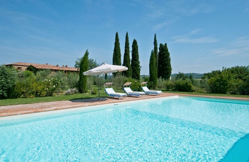 Argiano Villa | Beautiful private villa for 10 guests with A/C, WIFI, private pool, TV and patio