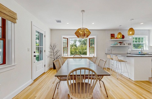 Sagamore Beach House | Beautiful renovated ocean view home: walk to beach, tennis & playground