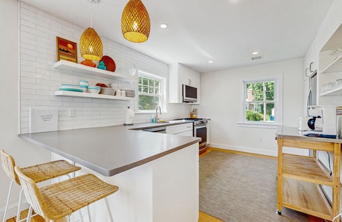 Sagamore Beach House | Beautiful renovated ocean view home: walk to beach, tennis & playground