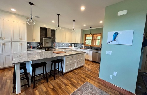 Sandpoint House | Beautiful River's Edge, upscale rustic retreat in the Kaniksu National Forest.
