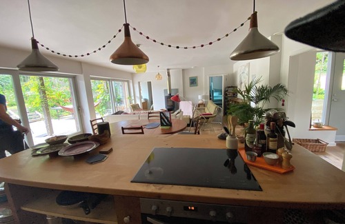 Totnes House | Beautiful spacious Eco Home in centre of Totnes, open plan living, large garden