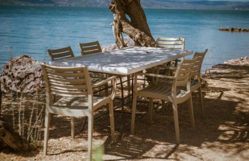 Mytilene House | Beautiful Traditional Stone House in the private Sea Front Olive Grove of Elaionas Nikou Luxury Villas