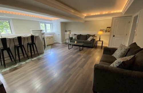 Queensbury House | Beautiful vacation home with gorgeous mountain pool with great outdoor space!