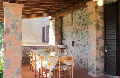 Montieri Villa | Beautiful villa for 6 guests with pool, TV, patio, pets allowed and parking