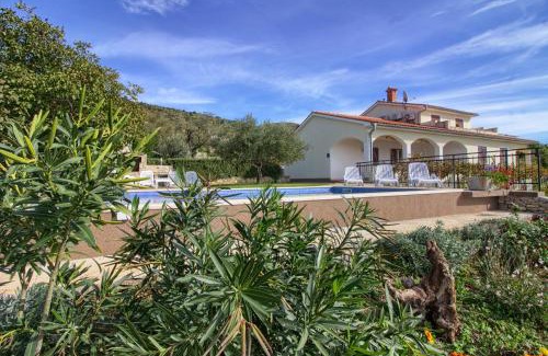 Brovinje Villa | Beautiful villa Marevista with sea view and pool in Labin near Rabac