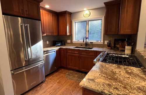 Harpswell House | Beautiful waterfront home, multiple decks, expansive views, private dock, large yard, and more!