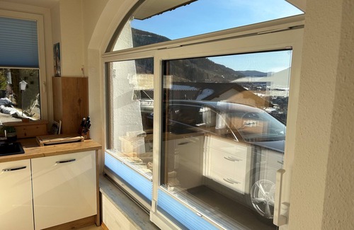 Untertschern Apartment | Beautifully renovated 70 m² modern garden apartment wood-burning fireplace