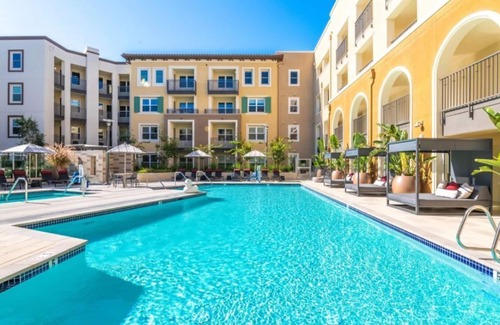 Whisman Station Condo | Beautifully Furnished 1BR Condo with Pool and Fitness Center