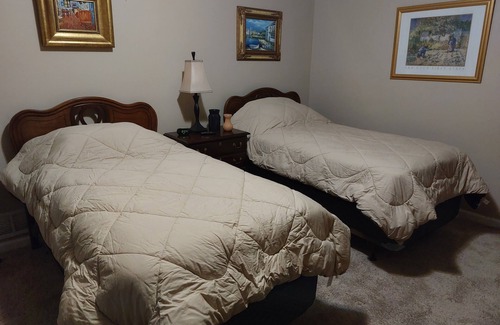 Conyers House | Bedroom with Full Bath in Clean/Quiet Home with 2 active & friendly dogs