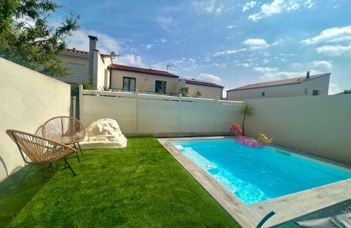 Perpignan House | Belle chambre dans villa neuve avec piscine