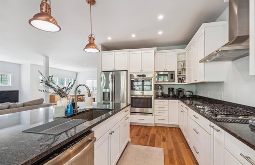 Stowe Area House | Benjamin Trail 90: roomy 5 br with gas fireplace, a/c, and garage