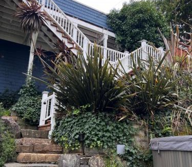 Shelter Cove House | Best garden view and Ocean view and sounds-hot tub-bbq-sleeps 6