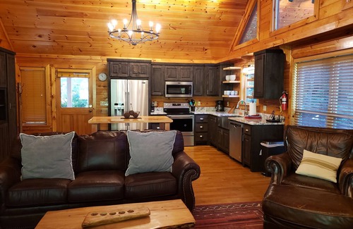 Epworth Cabin | Best river access on Fightingtown Creek! Stocked trout stream! Family perfect!