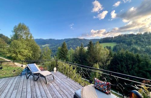 Frantschach-Sankt Gertraud Villa | Black Pearl - Blockhaus inmitten der Natur