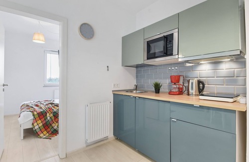 Brasov City Centre Apartment | Blue Apartment near Shopping City Brasov