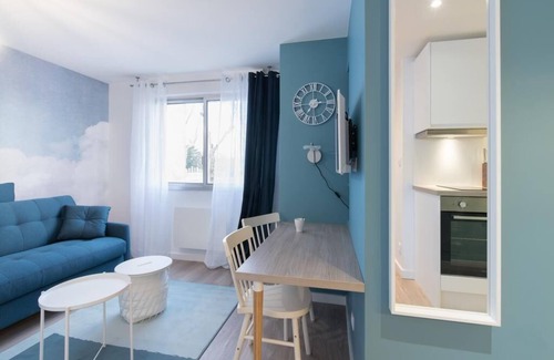 Villeurbanne Apartment | "blue Dream"- Studio Cosy, Propre, Déco Sympa, Juste en Face de L'insa/doua