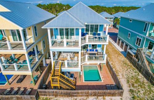 Panama City Beach House | Blue Heaven on the Beach Gulf Front Sleeps 20 6 Br Heated Private Pool