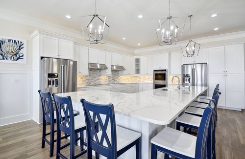 Crescent Beach House | Blue Horizon -Oceanfront 8BR House w/Pool, Game Room, & Theater
