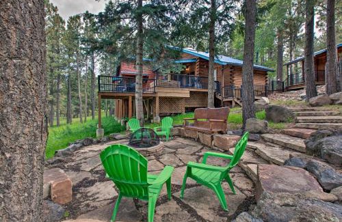 Angel Fire House | Blue Spruce Cabin with Hot Tub and Resort Amenities