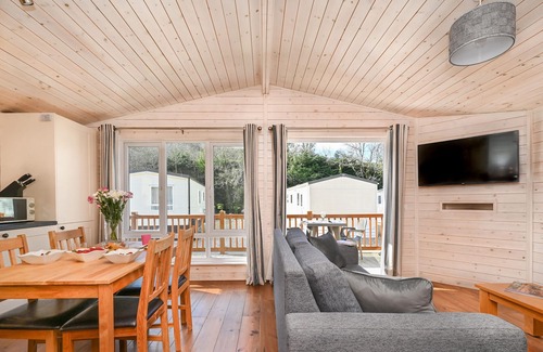 Saltash House | BLUEBELL LODGE, pet friendly, with hot tub in Saltash