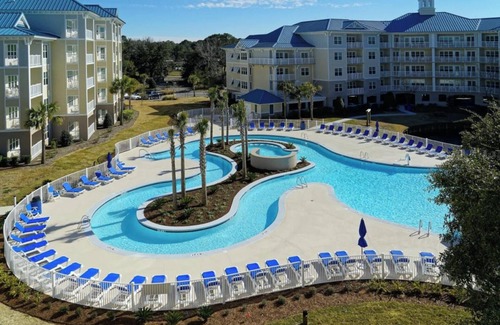Palmetto Dunes Condo | Bluewater Resort and Marina 2br Suite Sunday Check-In