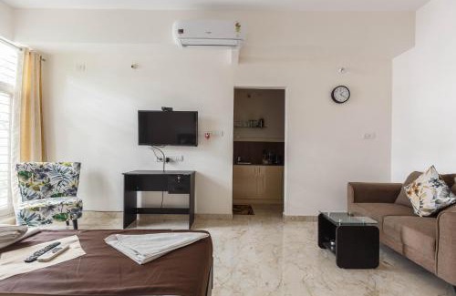 Koramangala 3 Block Apartment | BluO Studio Koramangala - Terrace Garden, Parking