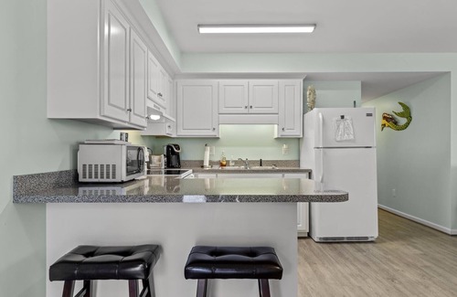Atlantic Beach Condo | Boardwalk Shores D 2 Bedroom Duplex by RedAwning