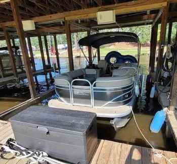 Eatons Crossing House | Boat Slip, Pontoon Rental, Lake Views, Game Room, Fire Pit