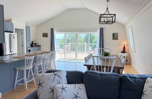 Blue Hill House | Boathouse at Waters Edge Coastal Oceanfront Luxury near Acadia. Sleeps 8!