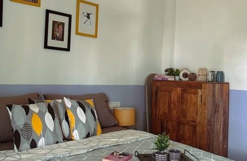 Siolim Apartment | Boho chic art retreat with charming attic in Siolim