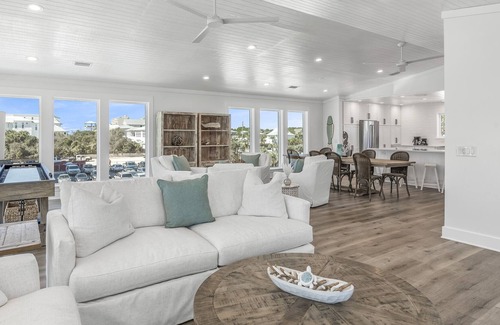 Cliffs of Seagrove House | Book for Summer! "Beach Music" Luxury Home with Gulf Views! Golf Cart! Private Heated Pool