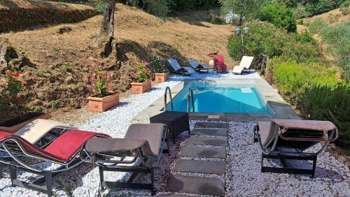 Mastiano Apartment | Borghetto Gaddini - Il Dottore Deluxe Apartment- Panoramic view and pool